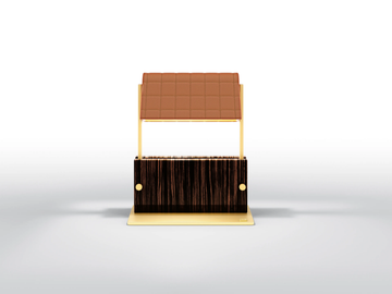 ASTORIA - Adjustable ebony table lamp by BRUNO ZAMPA - view 3